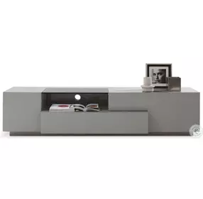 TV015 Grey High Gloss TV Stand