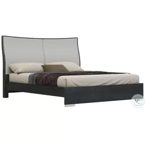Vera Grey And Black King Platform Bed