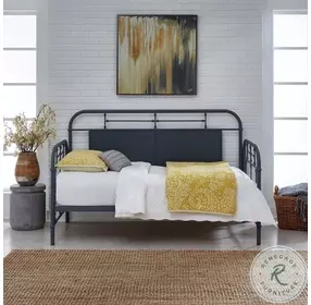 Heritage Series Distressed Navy Twin Metal Daybed