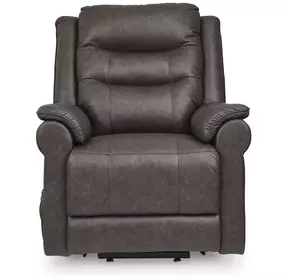 Oatman Umber Power Lift Recliner with USB Charging and Heat Massage