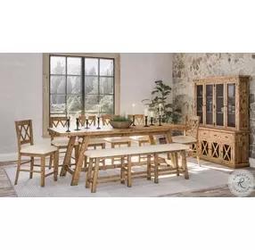 Telluride Gold Extendable Counter Height Dining Room Set