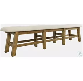 Telluride Beige Upholstered Bench