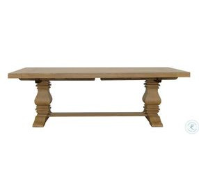 Florence Rustic Smoke Extendable Rectangular Dining Table