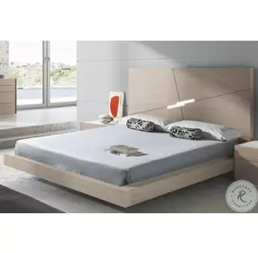 Evora Wenge King Platform Bed