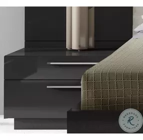 Santana Black LAF Nightstand