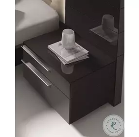 Santana Black RAF Nightstand