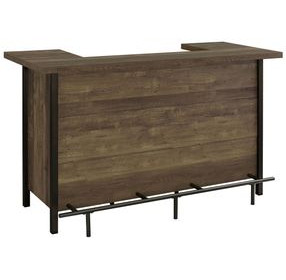 Bellemore Rustic Oak Home Bar Cabinet