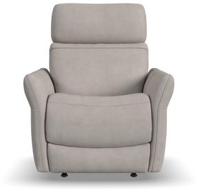 Artemis Dove Gray Zero Gravity Rocker Power Recliner with USB Charging and Heat Massage