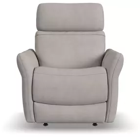 Artemis Dove Gray Zero Gravity Rocker Power Recliner with USB Charging and Heat Massage