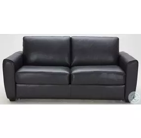 Ventura Black Microfiber 75" Full Sofa Bed