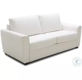 Alpine White Microfiber Full Sofa Bed