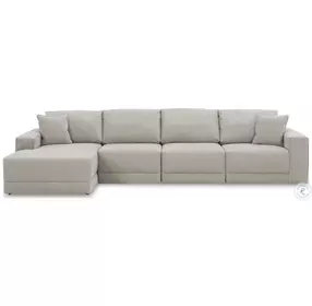 Next-Gen Gaucho Grey 4 Piece Modular LAF Sectional