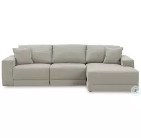 Next-Gen Gaucho Grey Small Sectional with RAF Chaise