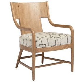 Los Altos Radford Cream Upholstered Accent Chair