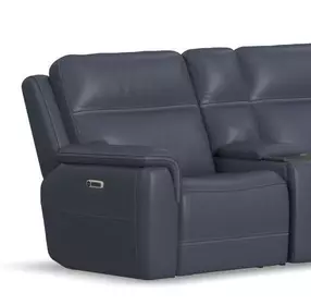 Sawyer Marine Leather Zero Gravity LAF Power Recliner with Power Headrest and Lumbar
