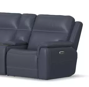 Sawyer Leather RAF Power Reclining Chaise