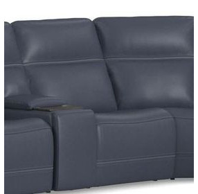 Sawyer Marine Leather Zero Gravity Armless Power Recliner with Power Headrest and Lumbar
