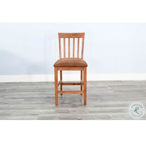 Rustic Refined Rustic Oak Sedona Counter Height Stool Set of 2