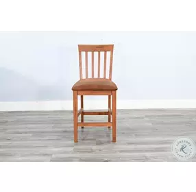 Rustic Refined Rustic Oak Sedona Counter Height Stool Set of 2