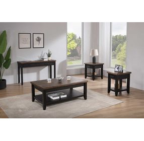 Ashford Black and Brown Occassional Table Set