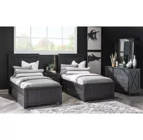 Flatiron Midnight Youth Bedroom Set