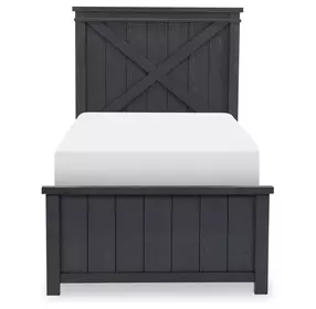 Flatiron Midnight Twin Panel Bed