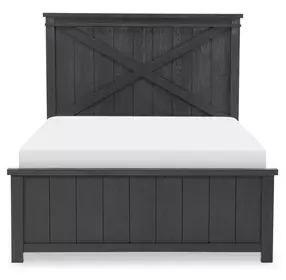 Flatiron Midnight Full Panel Bed