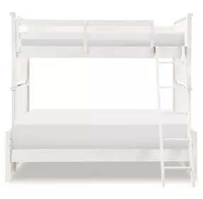 Flatiron Aged White Twin Over Full Bunk Bed
