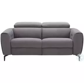 Lorenzo Grey Power Reclining 70" Loveseat