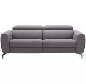 Lorenzo Grey Power Reclining 82" Sofa