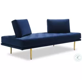 Caesar Blue Full Sofa Bed