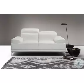 Nicolo White Loveseat