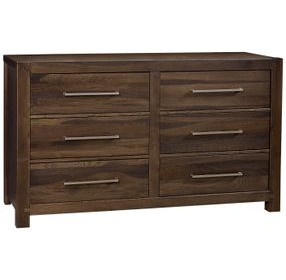 Joinery Espresso Oak 6 Drawer Dresser