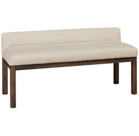 Joinery Ivory Cream Performance Fabric Upholstered Bed Bench