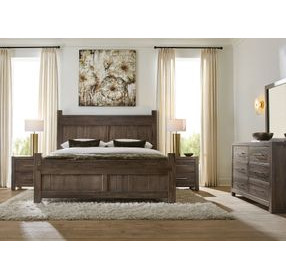 Joinery Espresso Oak Poster Bedroom Set