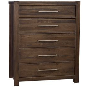 Joinery Espresso Oak 5 Drawer Chest