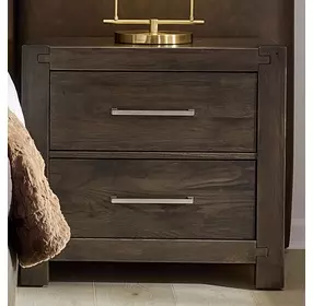 Joinery Espresso Oak 2 Drawer Nightstand