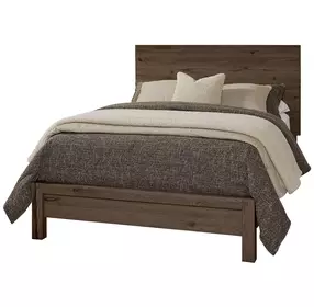 Joinery Espresso Oak Queen Plank Panel Bed