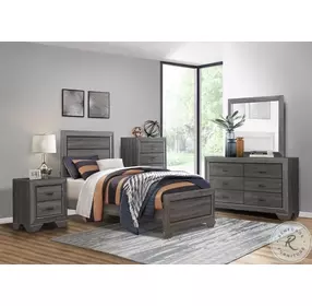 Beechnut Gray Youth Panel Bedroom Set