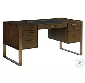 Cross Effect Rich Mocha And Bronze Structure Desk