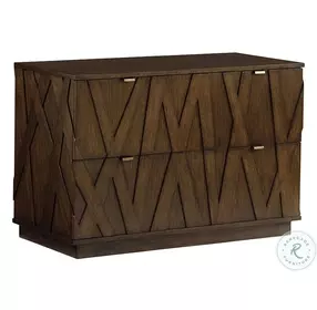 Cross Effect Bronze Prism File Chest
