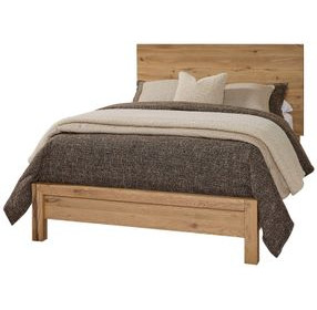 Joinery Natural Oak Queen Plank Panel Bed