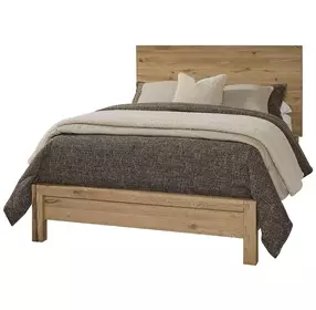 Joinery Natural Oak Queen Plank Panel Bed