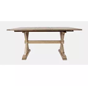 Carlyle Crossing Medium Brown 78" Extendable Rectangular Counter Height Dining Table