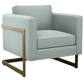 Winthrop Blue Upholstered Lounge Chair