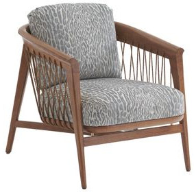 Palm Desert Davita Gray Upholstered Accent Chair