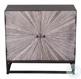 Astral Plains Grey Wash 2 Door Accent Cabinet