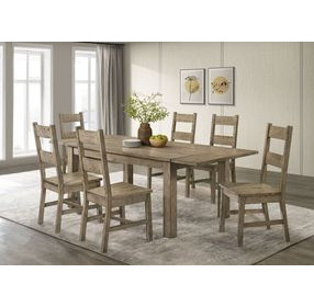 Cardova Vineyard Oak Extendable Rectangular Dining Room Set