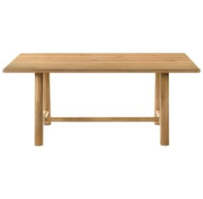 Duncan Washed Oak 71" Rectangular Dining Table
