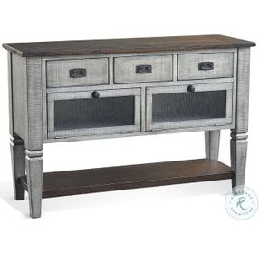 Hillside Hearth Gray 2 Door Server